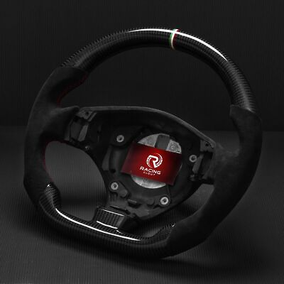 #ad Real carbon fiber Flat Customized Sport Universal Steering Wheel For Maserati GT $667.00