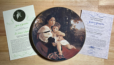 #ad The Beauty of Bouguereau Collectors Plate Jean Et Jeanette #VI 10663 19500 $9.99