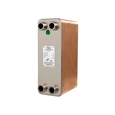 MIT Brazed Plate Heat Exchanger 36 Plate 316L SS Water to Water MB 05 NEW 1quot; $260.00