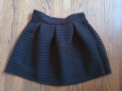 Womens Sans Souci Black Mini Skirt Size Medium $7.49