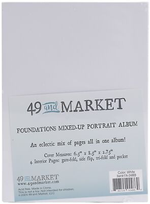 #ad 49 amp; Market Foundations Mixed Up Album Portrait White $18.15