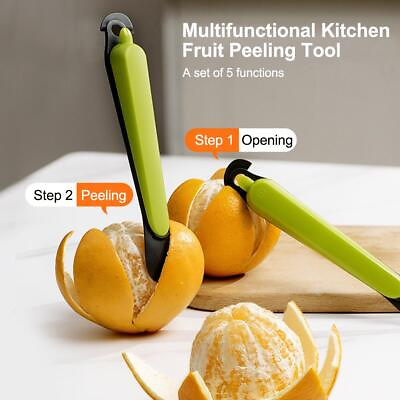 #ad Stainless Steel Orange Peeler Easy Use Kitchen Fruit Peeler Tool US $1.68
