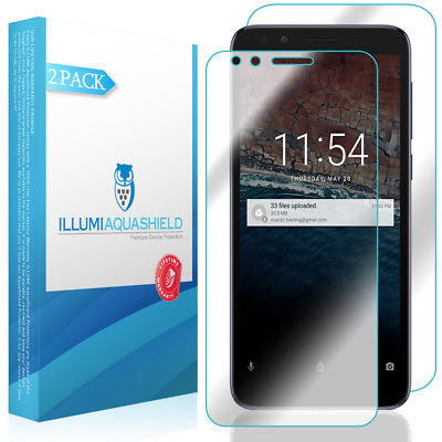 #ad 2x iLLumi AquaShield Screen Back Protector for Alcatel 1x Evolve Avalon V $15.95