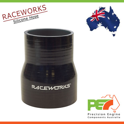 #ad New * Raceworks * Silicone Hose Straight Reducer Black 2.5quot; 3.25quot; ID AU $37.00