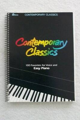 #ad Contemporary Classics: 100 Favorites for Voice and Easy Piano Paperback GOOD $30.47