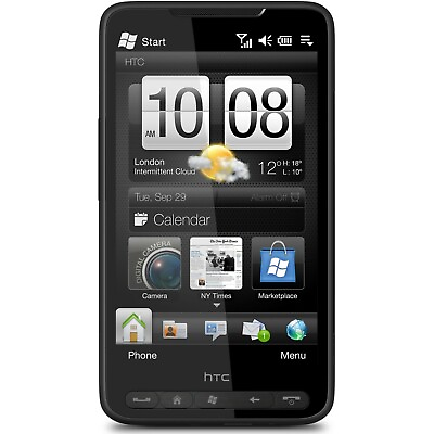 #ad HTC HD2 Leo T8585 Black Unlocked GSM WiFi Windows Mobile Touch Smartphone $29.99