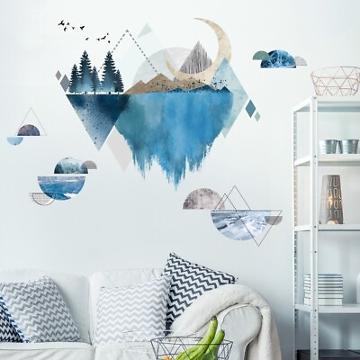 #ad Wall Sticker Nature Scenery Vinyl Mural Decal Art Bedroom Living Room Home Decor $16.99