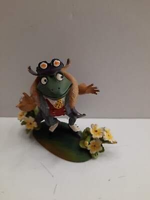 #ad Wind in the Willows Mr. Toad Metal Limited Ed Figurine 1985 Hamilton Coll. *READ $24.00