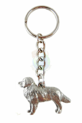 #ad Bernese Mountain Dog Keychain Pewter $13.99