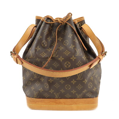 #ad Authentic Louis Vuitton Monogram Noe Shoulder Bag Hand Bag Brown M42224 Used F S $495.00