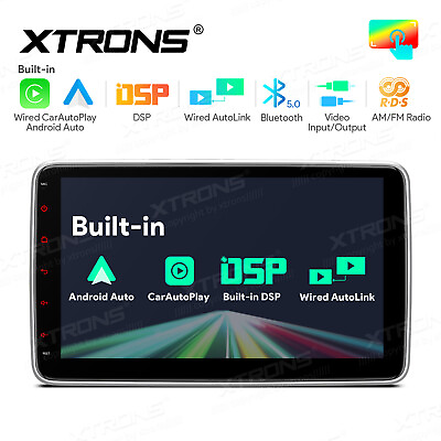 #ad Rotatable 10.1quot; Head Unit Car Stereo Radio 1DIN IPS Touch Screen GPS Microphone $189.99