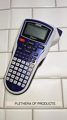 #ad Brother PT 1010 P Touch Handheld Labelmaker Blue Tested Works New Labels 🔴 $24.99