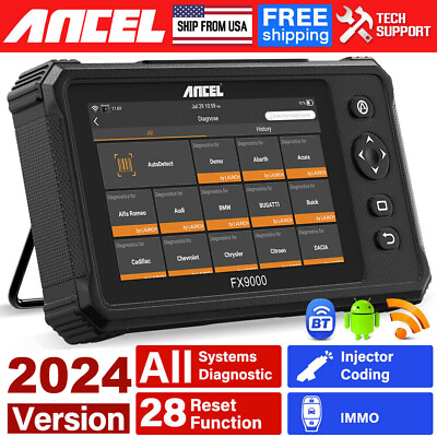 ANCEL FX9000 Automotive Full System OBD2 Scanner Car Diagnostic Tool TPMS IMMO $255.56