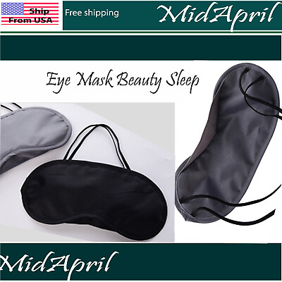 #ad Eye Mask Beauty Sleep Satin Light Blocker Sensual Blindfold Day Night Relaxing $2.19