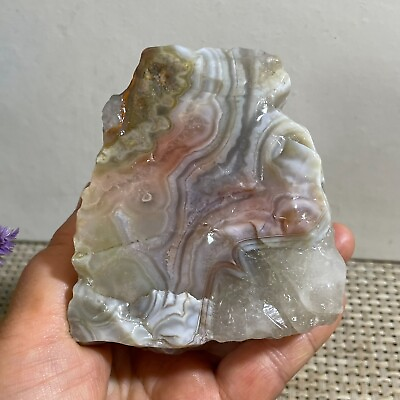 #ad 337g Natural Mexican Crazy Lace Agate Rough Specimen Healing h9 $37.05