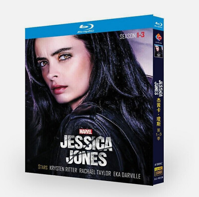 #ad Jessica Jones：Season 1 3 TV Series Blu ray 4 Disc All Region free English Boxed $29.89