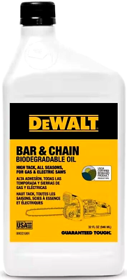 #ad #ad DEWALT Bar and Chain Biodegradable Oil High Tack Gas amp; Electric Saws 16 oz. $16.97