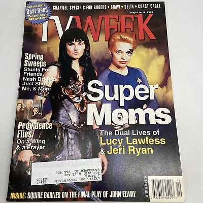 #ad Tv Week Magazine Vancouver BC 8 14 May 1999 Lucy Lawless Jeri Ryan C $14.99