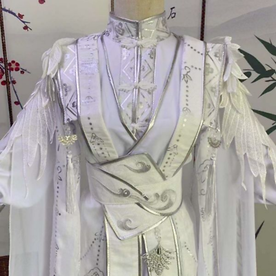 #ad Chinese Ancient White Hanfu Stage Performance Costume Accessories Set Women#x27;s $161.41