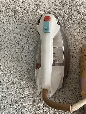 #ad Vintage GE General Electric Spray Steam amp; Dry Clothes Spray Iron $12.70