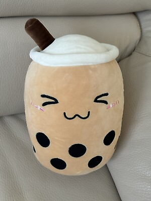 #ad Stuffed Boba Plush Bubble Tea Plush Milk Tea Cup Plush Toys Gift $15.00