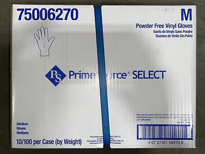 #ad Prime Source Basics Powder Free Vinyl Gloves M Size 1000 Pack NEW $44.99