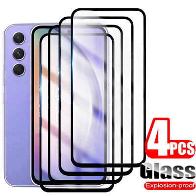 #ad For Samsung Galaxy A15 A55 A54 A13 A53 A52S Tempered Glass Full Screen Protector $4.59