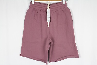 Urban Outfitters Women#x27;s 8quot; Cut Off Sweat Shorts Out From Under Mauve $16.14