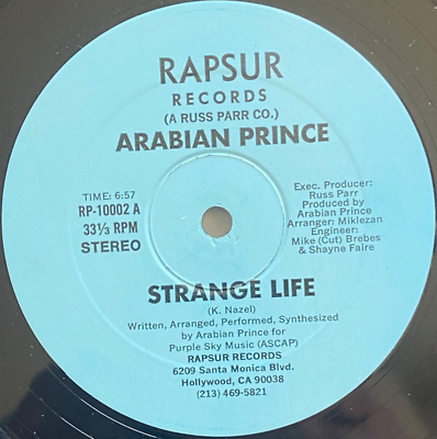 #ad ARABIAN PRINCE Strange Life 12quot; on RASPUR 10002 #x27;84 ELECTRO BEAST VG WHOOP $19.90