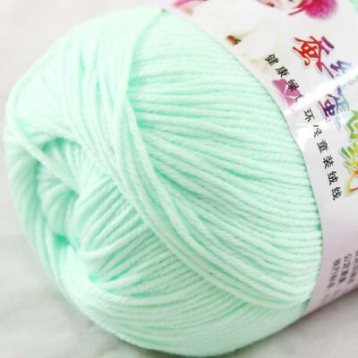 #ad AIPYARN 1Skeinsx50g Soft Cashmere Silk Velvet Baby Hand Knitting Crochet Yarn 08 $4.79