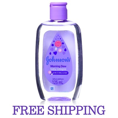 Johnson#x27;s Baby Cologne Morning Dew 125ml free shipping US $16.95