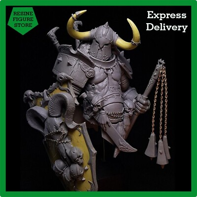 #ad 1 10 Bust Resin Figure Model Fantasy Orc Warrior Ancient Unpainted Unassembled $46.55