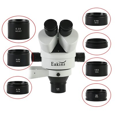 #ad Trinocular Microscope Stereo Microscope Auxiliary Objective Lens Barlow Lens $15.98