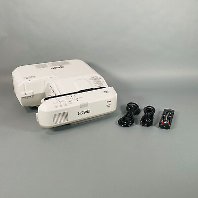 #ad Epson BrightLink 695Wi 3LCD Projector UST 3500 ANSI Professional H740A HD HDMI $247.94