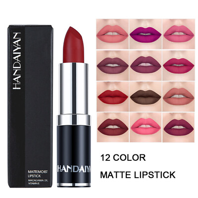 #ad Ladies Long Lasting Velvet Matte Lip Color Waterproof Lipstick Pigment Cosmetic# $4.99