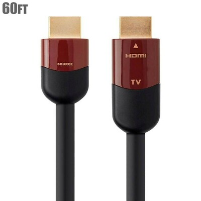 #ad 60FT Active HDMI Cable CL2 Male HDTV 4K 3D PlayStation Xbox Blu Ray DVR HD TV $136.81