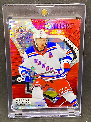 #ad Artemi Panarin RARE RED PULSAR REFRACTOR INVESTMENT CARD RANGERS MINT $26.99