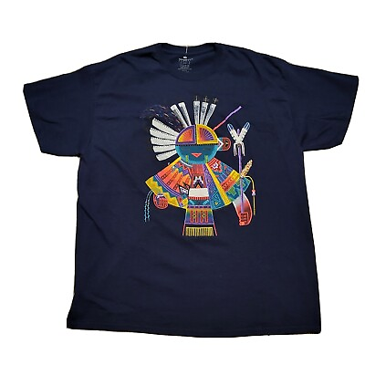 #ad Vintage Sportex Southwestern Aztec Print Navajo Graphic Tee Shirt Size Size XL $18.97