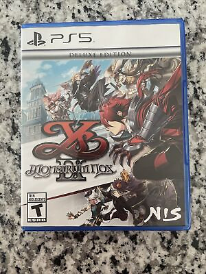 Ys IX: Monstrum Nox Deluxe Edition Sony PlayStation 5 PS5 In Original Case $49.99