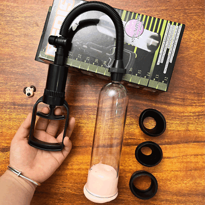 #ad Vacuum Penis Pump for Male ED Enhancement Erectile Enlargement Penis Enlarger 💕 $13.89