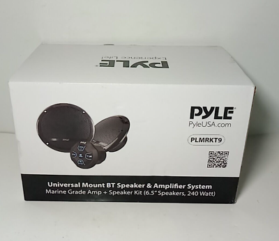 Pyle Marine Grade PLMRKT9 Universal Mount Bluetooth Speaker amp; Amplifier System $59.99