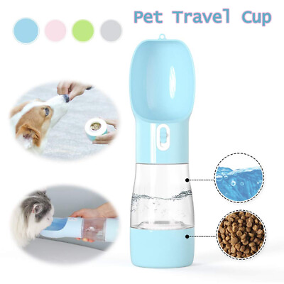 Portable Puppy Dog Cat Pet Water Bottle Cup ing Travel Outdoor Feeder PN1 AU $24.33