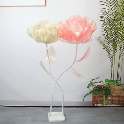 #ad Simulation Flower Fancy Gauze Artificial Flores Branch Party Home Decoration $85.62