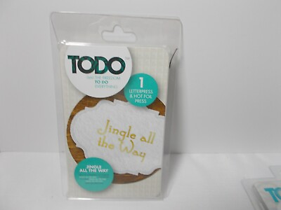 #ad TODO Jingle all the Way Hot Press Dye Plate TODO10 $9.99