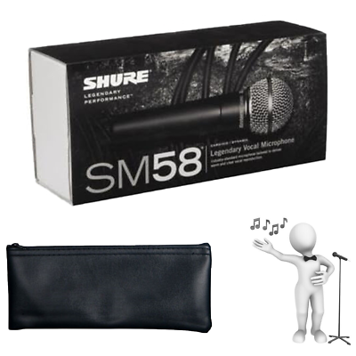 #ad SM58 Dynamic Wired XLR Professional Microphone NEW in Box With Cable $35.79