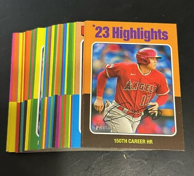 #ad 2024 Topps Heritage LOW # SHORT PRINTS SP Card ##x27;s 1 100 Complete Your Set $2.99