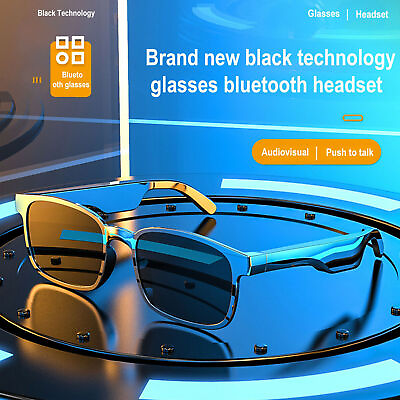 #ad Glasses Headset Sunglasses Headphone Stereo EarphoneMic Bluetooth 5.0 Wireless $28.99