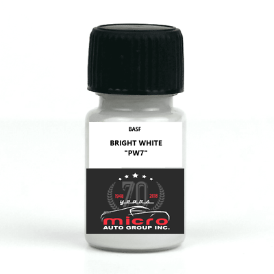 #ad Chrysler Jeep RAM Bright White PW7 Touch up Paint With Brush 2 Oz SHIPS TODAY $14.99