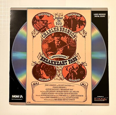 Breakheart Pass Laserdisc LD Western Charles Bronson Richard Crenna $24.99