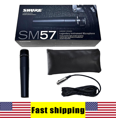 #ad SM57 Cardioid Wired Dynamic Instrument Microphone SM57LC Brand NEW In Box $38.21